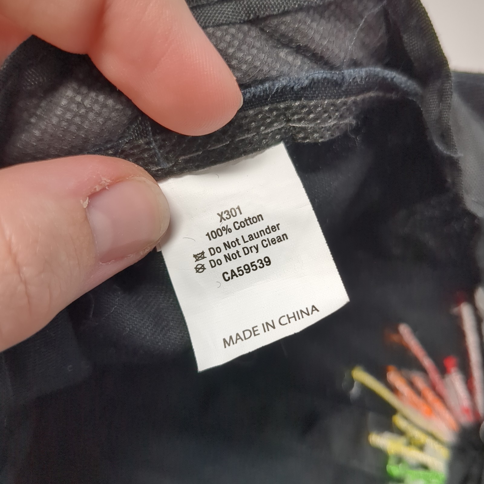 Common Ground Strapback Baseball Cap Black One Si… - image 10