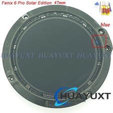 47 mm LCD Display Screen Frame Glass For Garmin Fenix 6 Pro Solar Edition