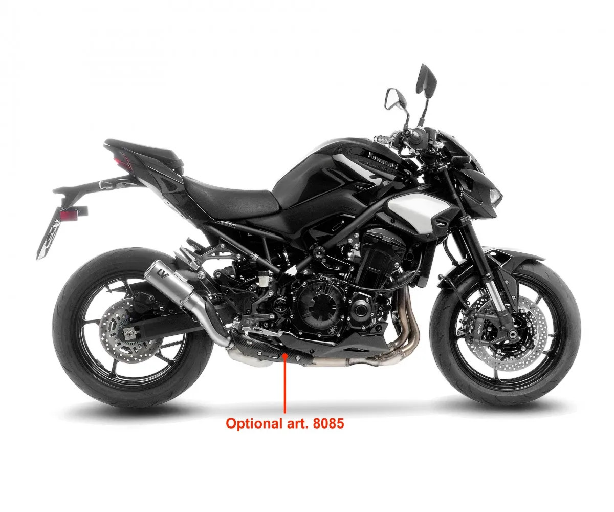 LeoVince Muffler exhaust LV CORSA S TITANIUM Appr E4 KAWASAKI Z 900 2017 2019