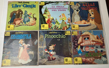 Il Cantastorie di Walt Disney Cofanetto Box 8 LP 33 Giri con Album IllustratoABC