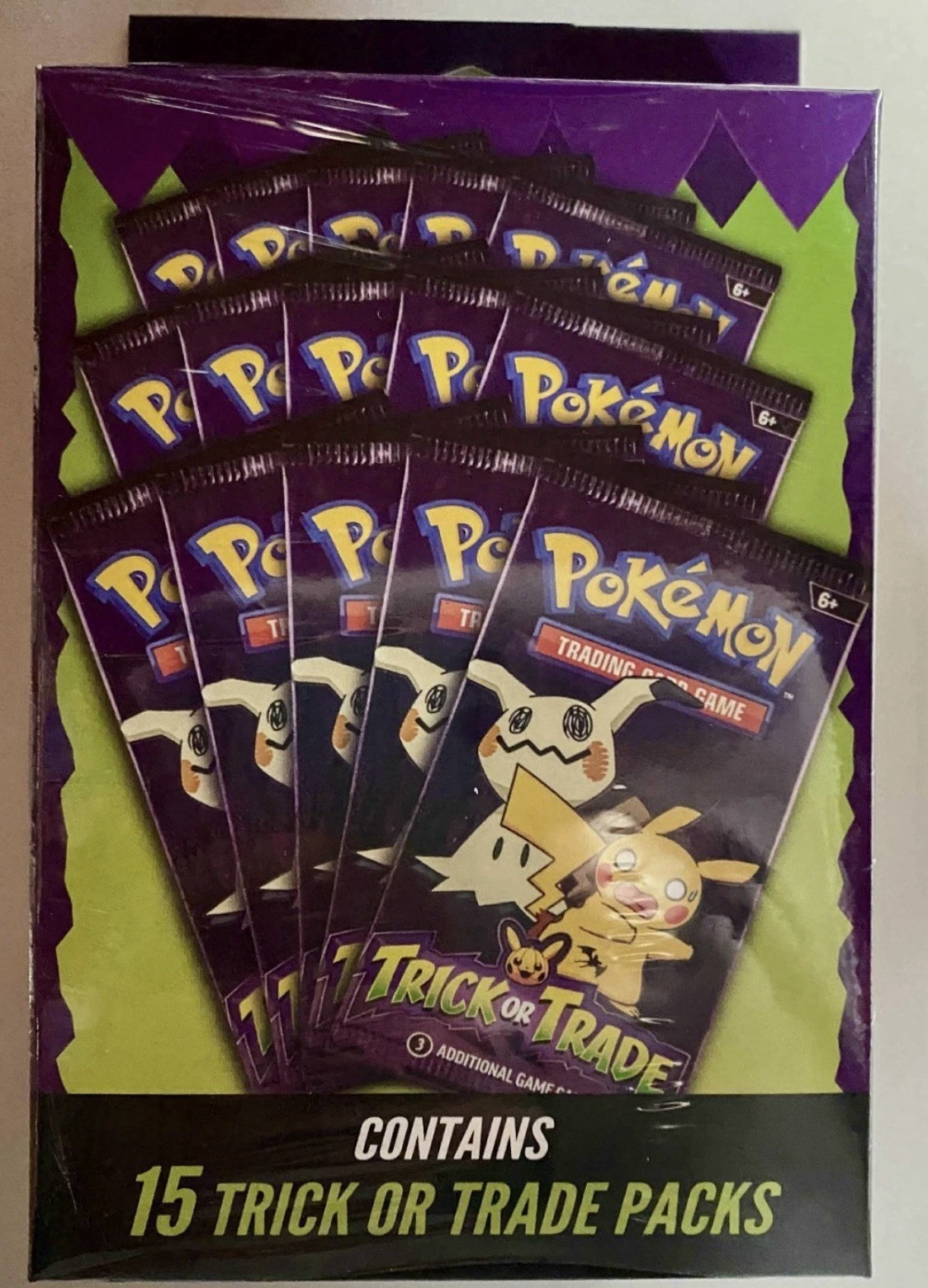 Pokémon Trick or Trade Booster Pack Set - 15 Packs of 3 - 2025 Set! Sealed!