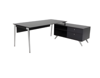 Schreibtisch Mit Sideboard Moderner Schreibtisch Workstation Arbeitsplatz New