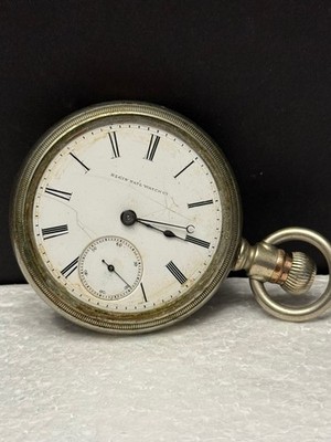 1885 SILVER ELGIN Pocket Watch GM WHEELER GRADE 82 DEMI