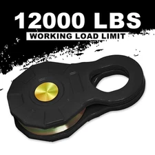 12 Ton Snatch Block Pulley Snatch 24,000 lbs Capacity Off Road Recovery Tractor