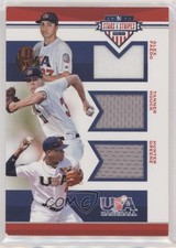 2017 USA Baseball Stars & Stripes Trios Materials Alex Faedo Hunter Greene 0i76