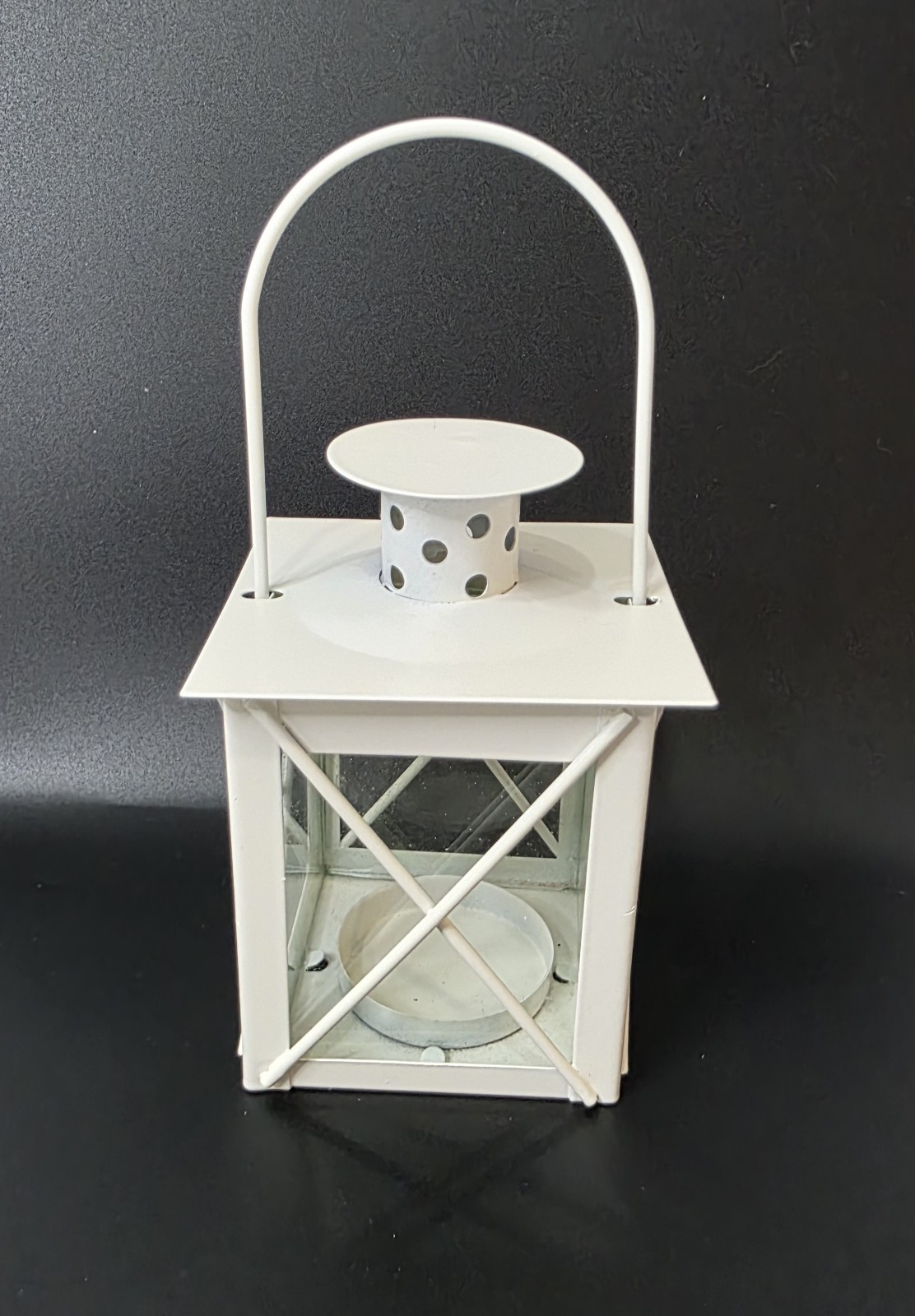 White Tealight Candle Lantern – 6