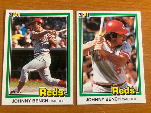 Johnny Bench #182 card