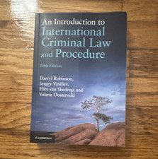 Intro to Intl Criminal Law & Procedure 5th PB...
