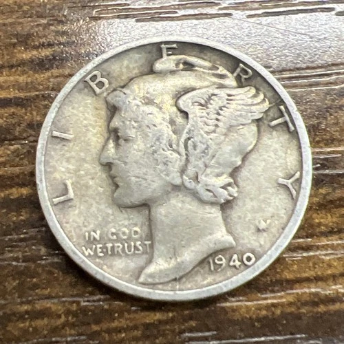 1940-S MERCURY SILVER DIME ACTUAL COIN Get More Today & Save Shop Here Buy Here
