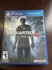 Uncharted 4: A Thief's End Sony PlayStation 4 or 5 2016 PS4 PS5