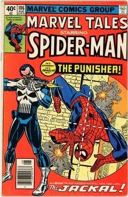Marvel Tales #106 1979 Marvel Comics FN/VF Comic Book 1st App Punisher Newsstand