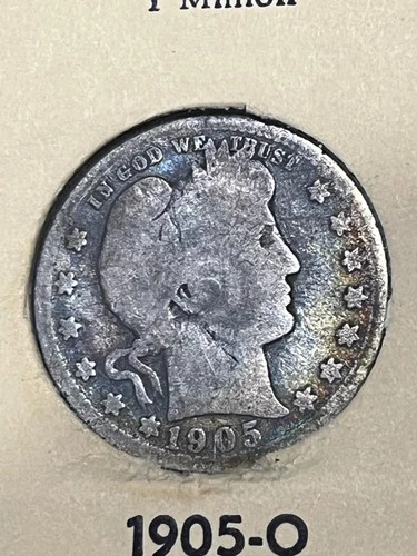 1905-O Barber Quarter