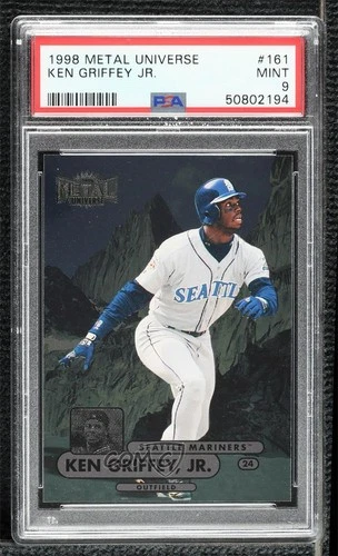 1998 Metal Universe Ken Griffey Jr #161 PSA 9 MINT HOF 4hj