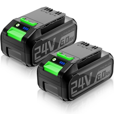 #ad #ad 2Pack 24V 6.0Ah Lithium ion Battery For Greenworks G 24 24Volt 29852 29842 29322 $58.99