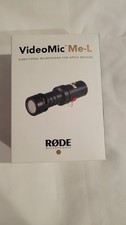 Rode VideoMic ME-L Directional Microphone - iOS Ipad Iphone Lightning Connector