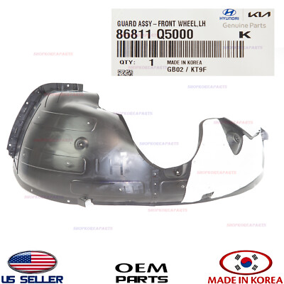 Front Fender Liner Left Driver Side Genuine Fits Kia Seltos 2020 