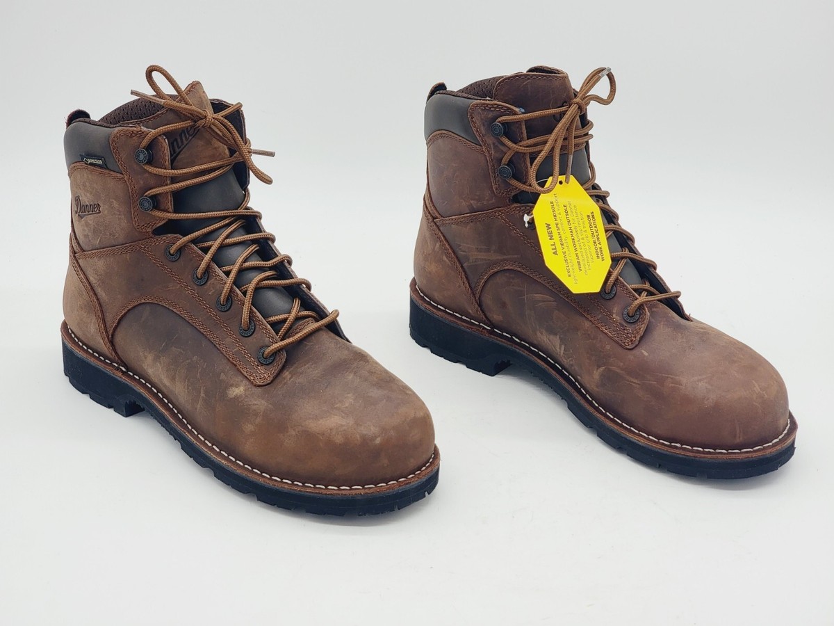 Danner Workman 6 Brown AT Leather Boots 16283 Mens EE Size 11.5US