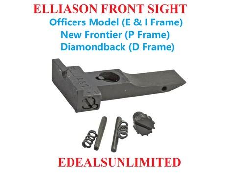 ELLIASON REAR SIGHT COLT OFFICERS MODEL NEW FRONTIER DIAMONDBACK NEW OLD STOCK