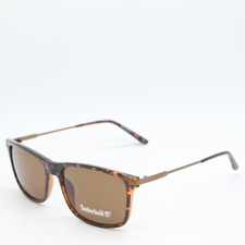 NEW TIMBERLAND TB 7177 52E HAVANA AUTHENTIC SUNGLASSES 58-16