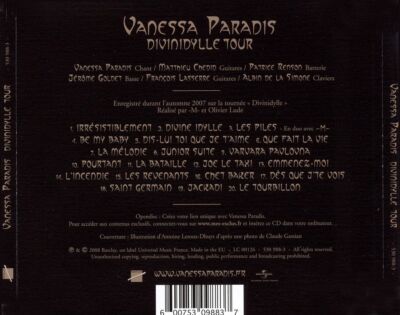 vanessa paradis   divinidylle tour 豪華限定盤 VANESSA PARADIS DIVINIDYLLE TOUR NEW CD 600753098837| eBay