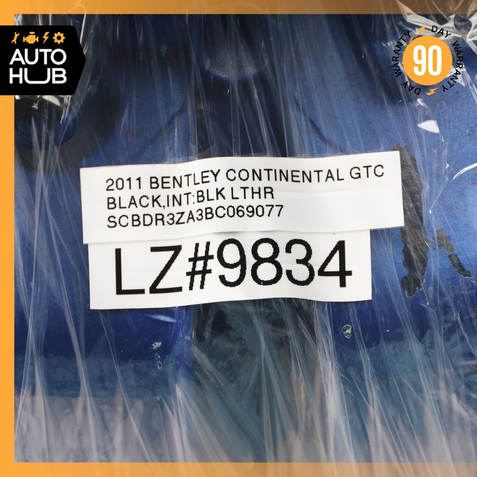 Bentley Continental GTC Rear Right & Left Side Brake Caliper w/ Actuator Set 59k