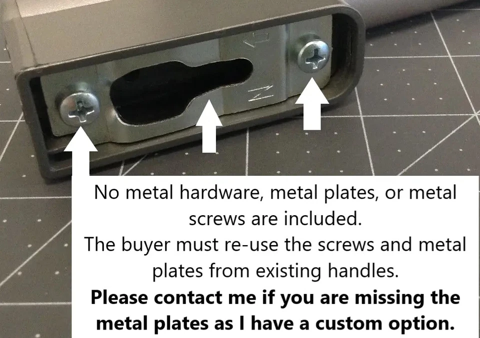 Kit de reparación de manija de puerta de refrigerador LG LRFD25850TT para 3651JA2268C 3651JA2269M Foto 3 de 4