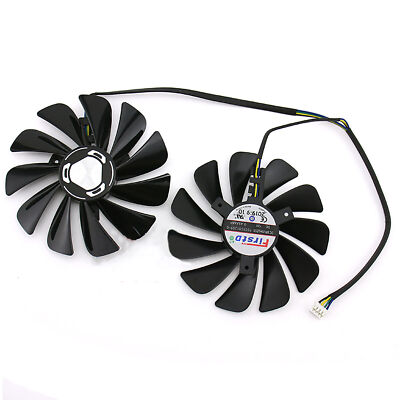 2PCS Cooling Fans Radiator Cooler For XFX RX 5600XT 6GB RX5500 XT Graphics Card