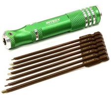 Integy 7Pcs Metric + Standard Multi Allen HEX Tips RC Car Tool Set Truck Tools G