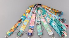 Lot 10pcs cartoon Anime Lanyard Mobile Phone ID Card KeyChain Holder