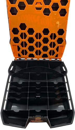 Hot Wheels Rollin' 100 Car Case Criss Cross Crash Box Carry Storage 1/64 Scale - Picture 4 of 10