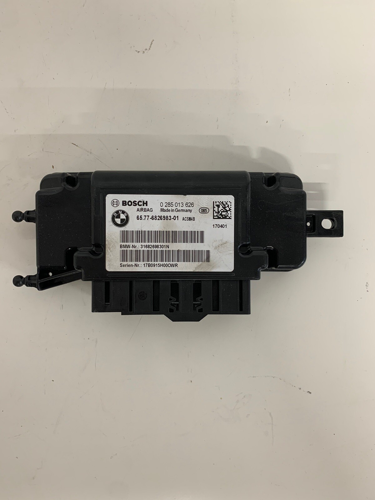 2019 BMW F20 1 Series Airbag Control Unit 6577-6826983-01 SRS