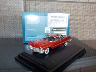 Imperial Crown, 2-türig, Hardtop, 1959, rot, schwarz, 1/87, neu Oxford 87ic59003