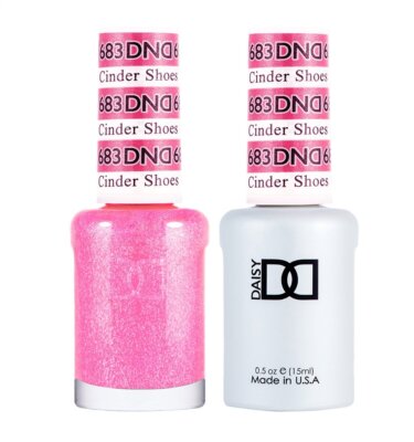 DND DUO Matching Gel & Lacquer #683 - Cinder Shoes