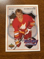 1991-92 Upper Deck UD BRETT HULL #4 Hockey Heroes