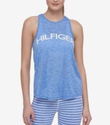 NWT Tommy Hilfiger Woman's Sport Tank Top Racerback Blue SZ XL MSRP $39  workout
