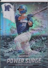 2021 Panini Prizm Draft Picks Hunter Goodman Power Surge SILVER PRISM
