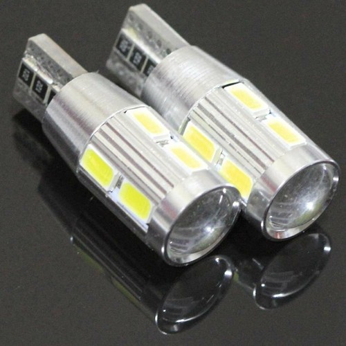 2X Lampadine Laterali Auto T10 501 BLU LED W5W Targa Interno Xenon Lampadine - Foto 5 di 12