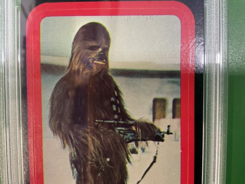 1977 Star Wars Sticker #19 The Wookie Chewbacca PSA 4 Cert #65314177 - Picture 7 of 12
