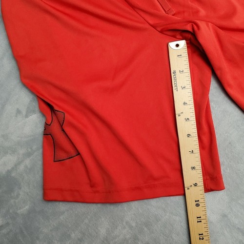 Under Armour Shorts Mens Small Red Performance Stretch Elastic Waist Running - 第 8/8 張圖片