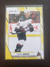 2023-24 O-Pee-Chee OPC Yellow Border #337 Travis Boyd - Arizona Coyotes