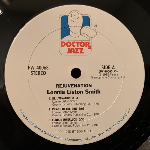 LONNIE LISTON SMITH - Rejuvenation - DOCTOR JAZZ ST LP 1985 NM - Picture 3 of 4