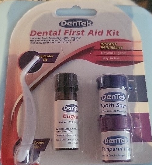 Dentek Dental First Aid Kit Applicator, Tooth Saver, Temporary