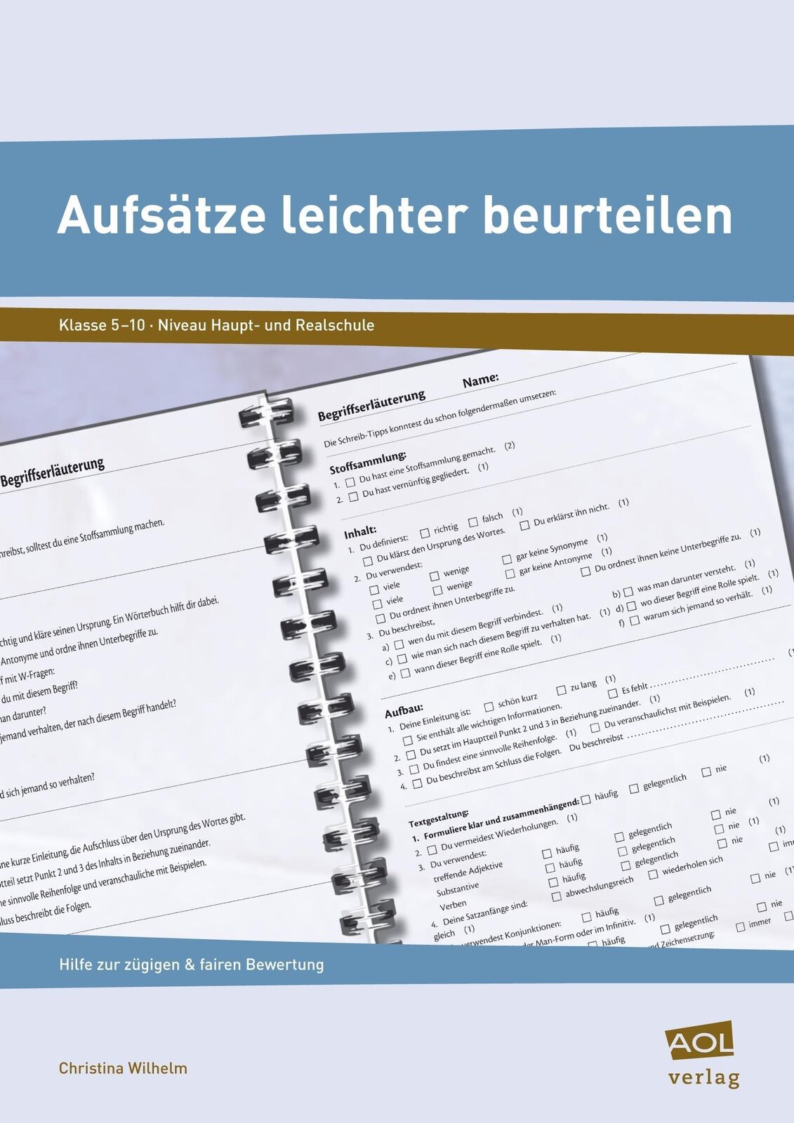 Thumbnail - Aufsätze Leichter Beurteilen, Christina Wilhelm