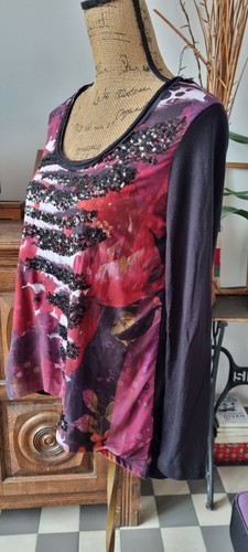 Haut Desigual femme Manches Longues Taille L ( Mesures Sur Les Photos) Neuf - Imagen 5 de 12