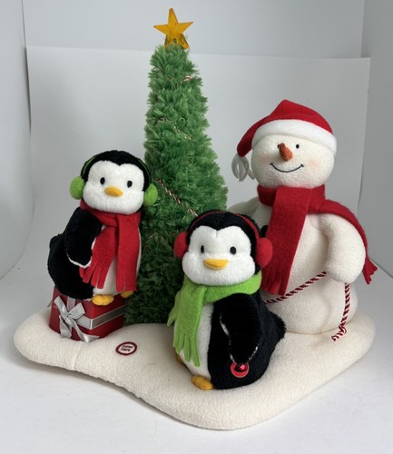 Hallmark Jingle Pals Rockin' Around the Christmas Tree Snowman Penguins ...