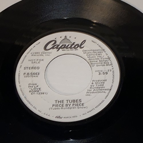 THE TUBES Piece By Piece promo 45 - Picture 4 of 4