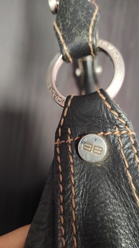 Bolso Bandolera De Colección Balenciaga Paris BB Cuero Mujer Hombro Negro Hecho en España - Imagen 8 de 24