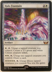 Halo Fountain 015/281 Streets of New Capenna Mythic MTG