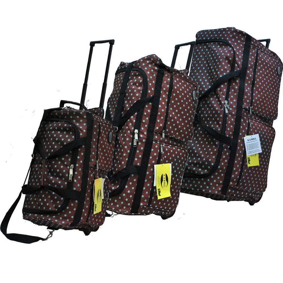 Bolso de Lona Rodante "E-Z Roll" Moda Lunares Talla 22"/30"/36" 3 Colores Foto 3 de 3