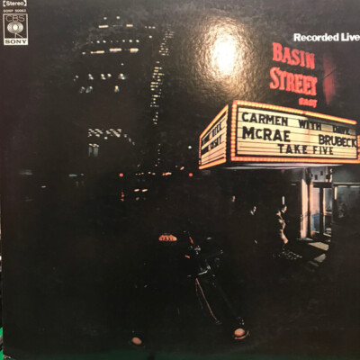 Carmen McRae - Take Five (Recorded Live At Basin Street East) / VG / LP, Album,